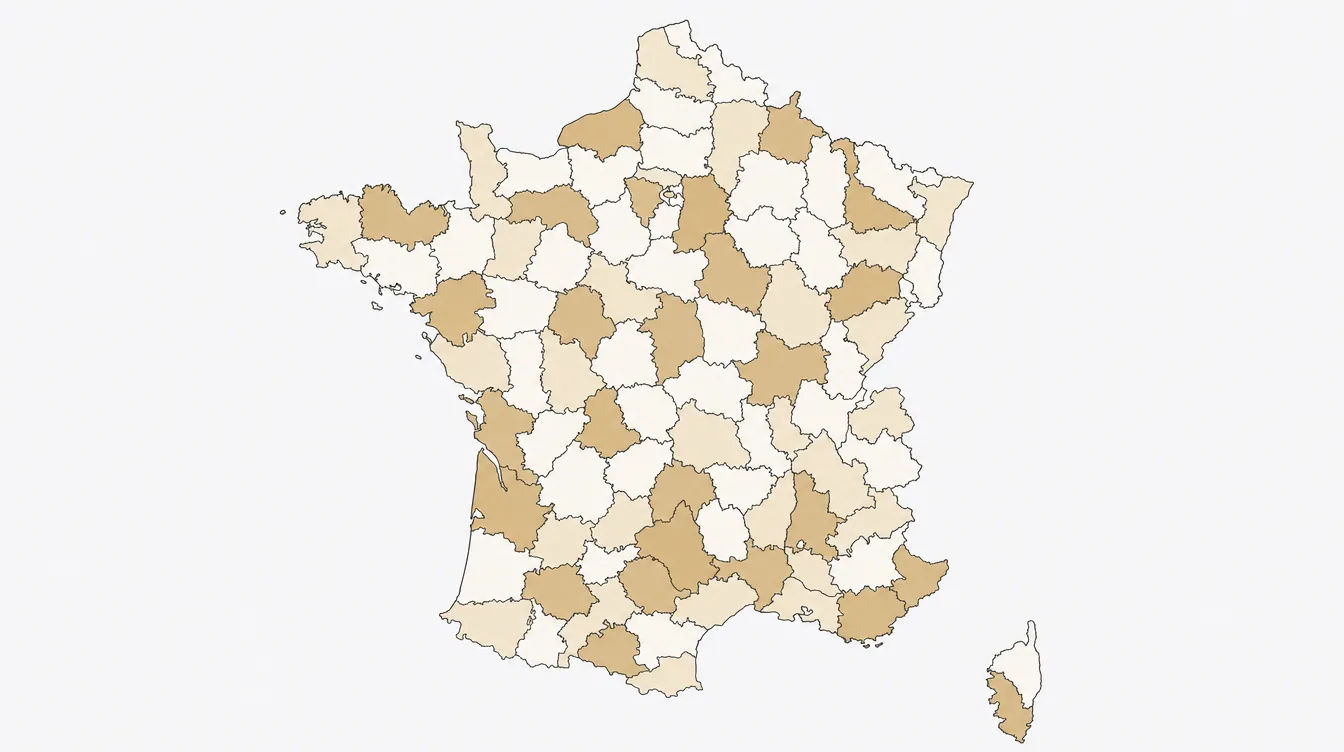 Carte de France sur laquelle sont pointées les villes du réseau Royal Speed